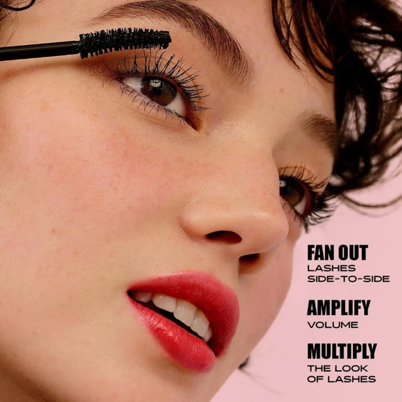 $12❤️‍🔥 Benefit Fan Fest Fanning & Volumizing Mascara HYPER BLACK 2PK 👁️ NEW - Picture 3 of 8